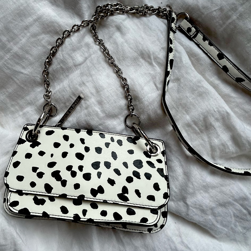 Dalmatian Print Mini Phone Crossbody Bag